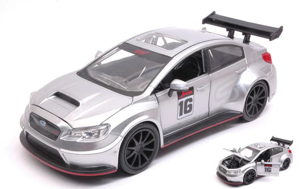 Subaru Wrx Sti Widebody gri - 1/24 Jada