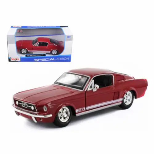 Ford Mustang GT 1967 (rosu) - 1/24 Maisto