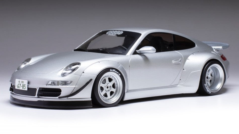 Porsche RWB 997 argintiu - 1/18 Ixo Models