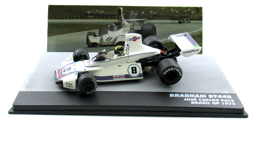 Formula 1 Brabham BT44B Jose Carlos Pace Brazil Gp 1975 - 1/43 Altaya