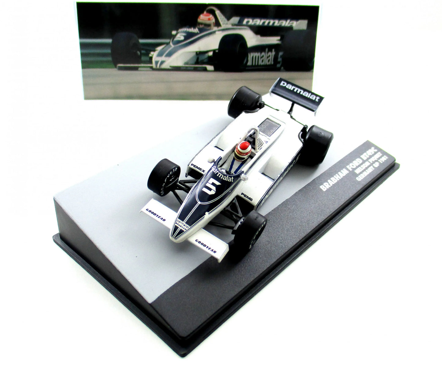 Formula 1 Brabham Ford BT49C Nelson Piquet Germany GP 1981 - 1/43 Altaya