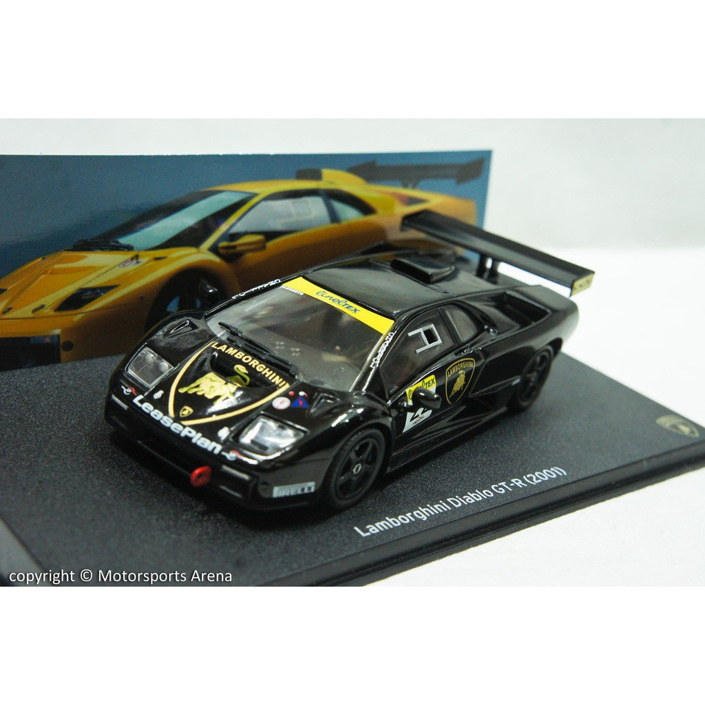 Lamborghini Diablo GT-R 2001 #22 cu vitrina plexiglass - 1/43 Altaya