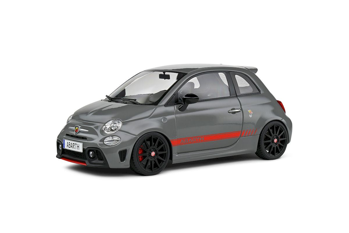 Fiat 695 Abarth 2022 gri - 1/18 Solido