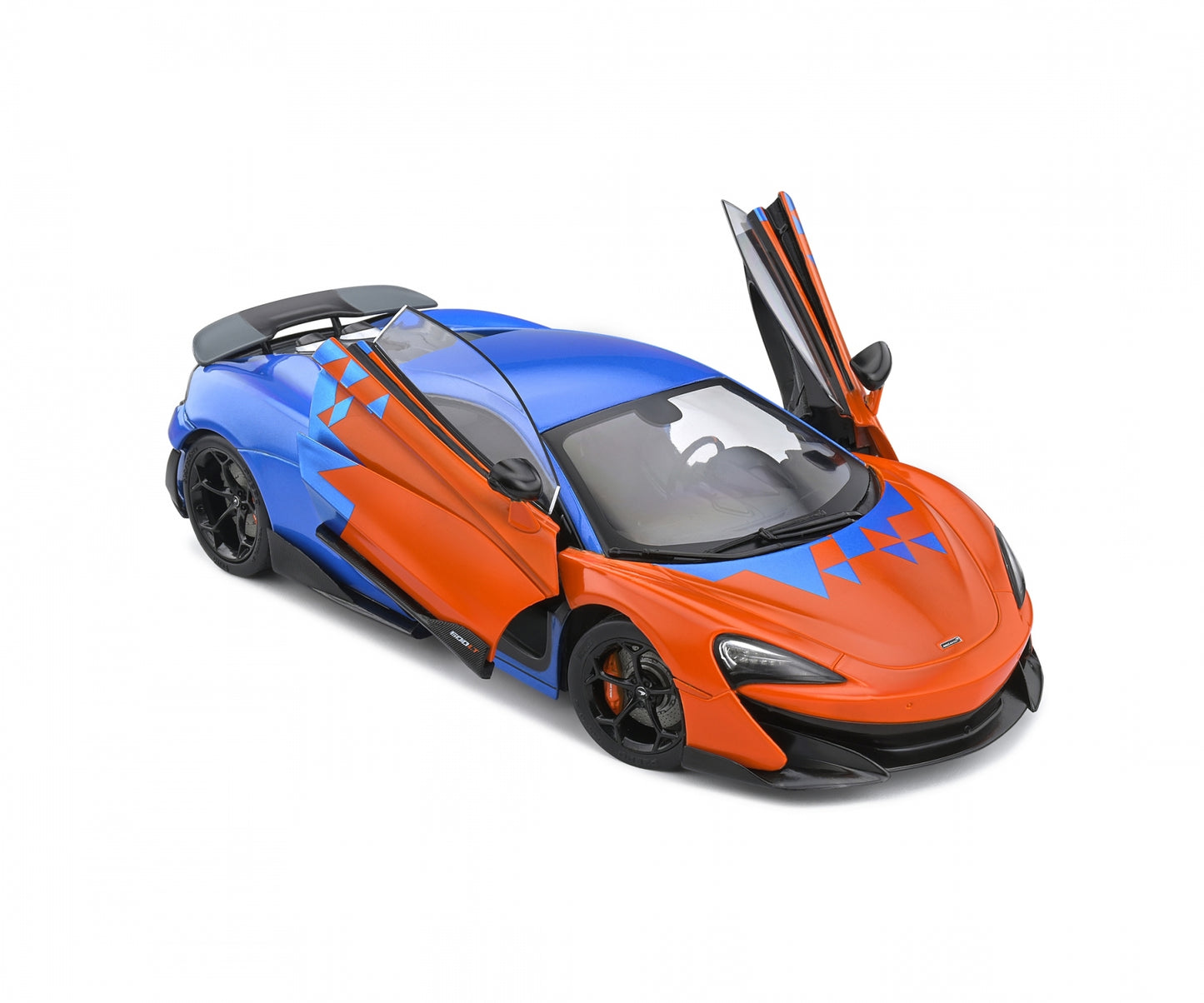 McLaren 600LT albastru/portocaliu - 1/18 Solido