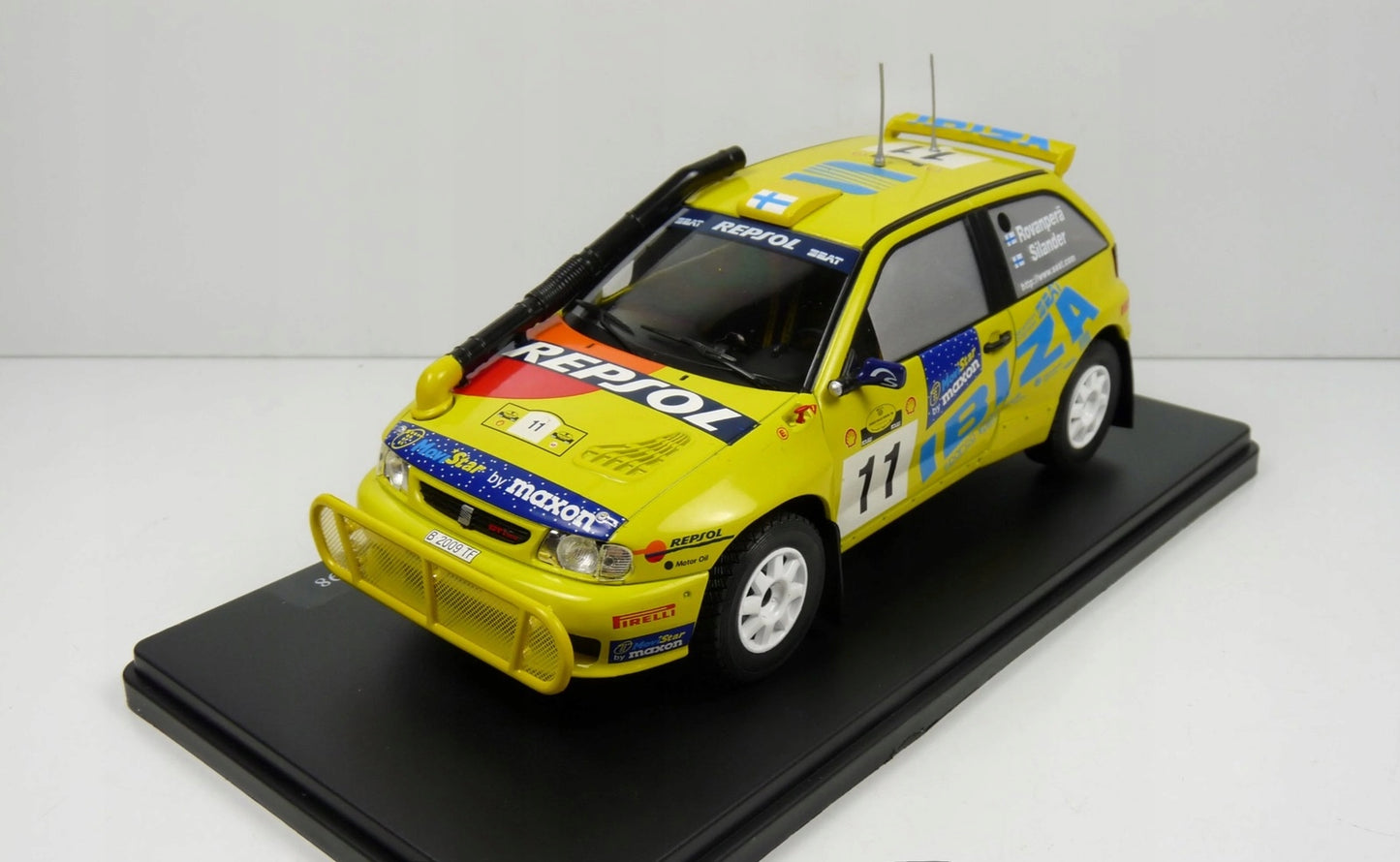 Seat Ibiza Kit Car Rovanpera - Silander Safari Rally 1998 - 1/24 Altaya