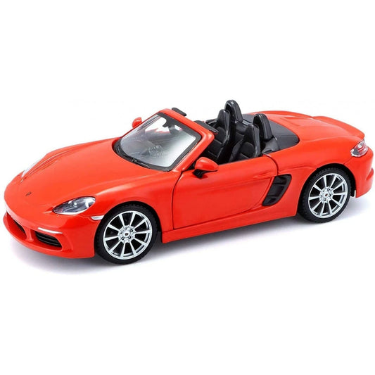 Porsche 718 Boxster portocaliu - 1/24 Bburago