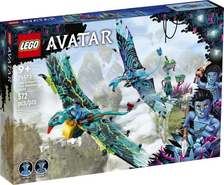 LEGO Avatar 75572 -  Primul zbor cu Banshee-ul lui Jake si Neytiri (572 piese)