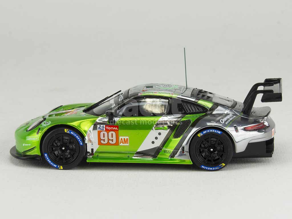 Porsche 911 Rsr #99 24h Le Mans 2018 cu vitrina plexiglass - 1/43 IxoModels