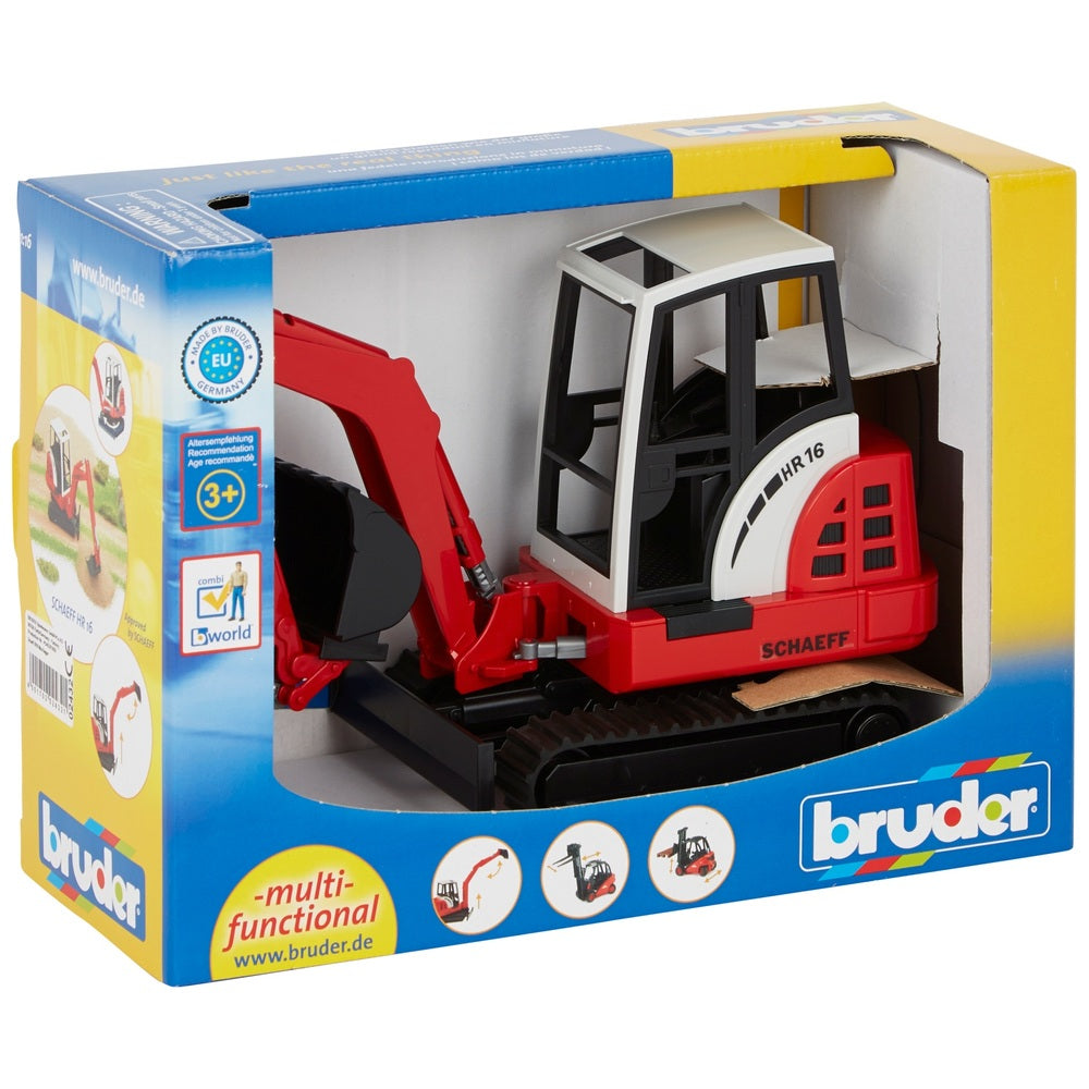 BRUDER 02432 - Mini excavator Schaeff HR16