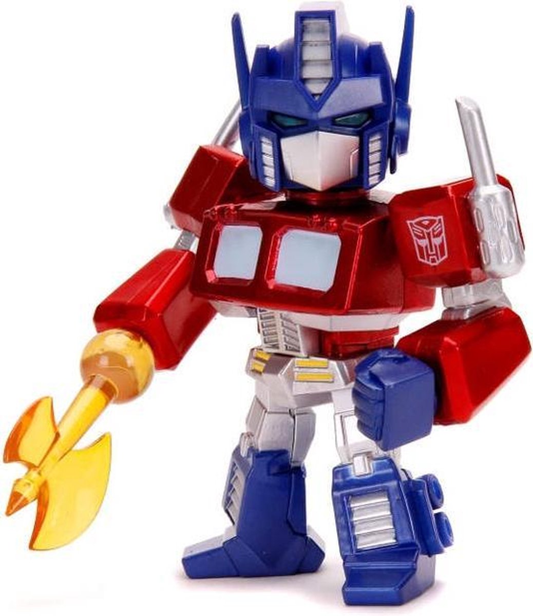 Figurina metalica Transformers Optimus Prime 10cm cu accesorii - Jada