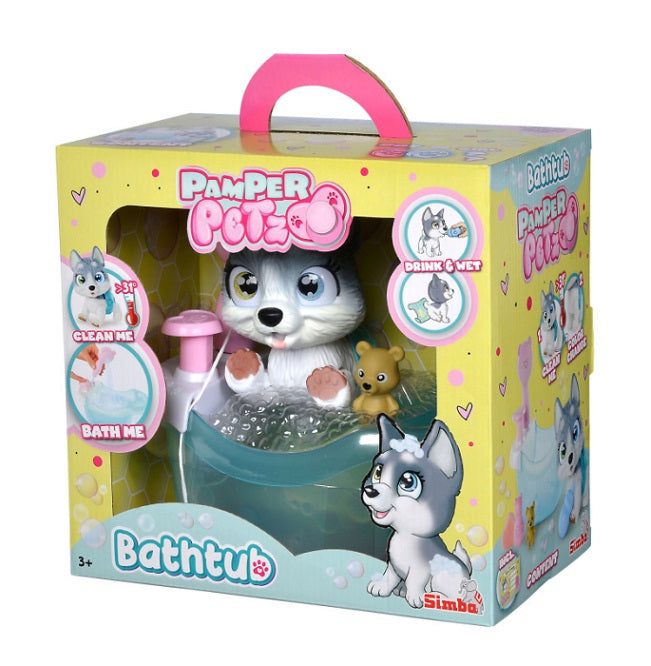 Figurina Pamper Petz Catelusul Husky la baita - Simba