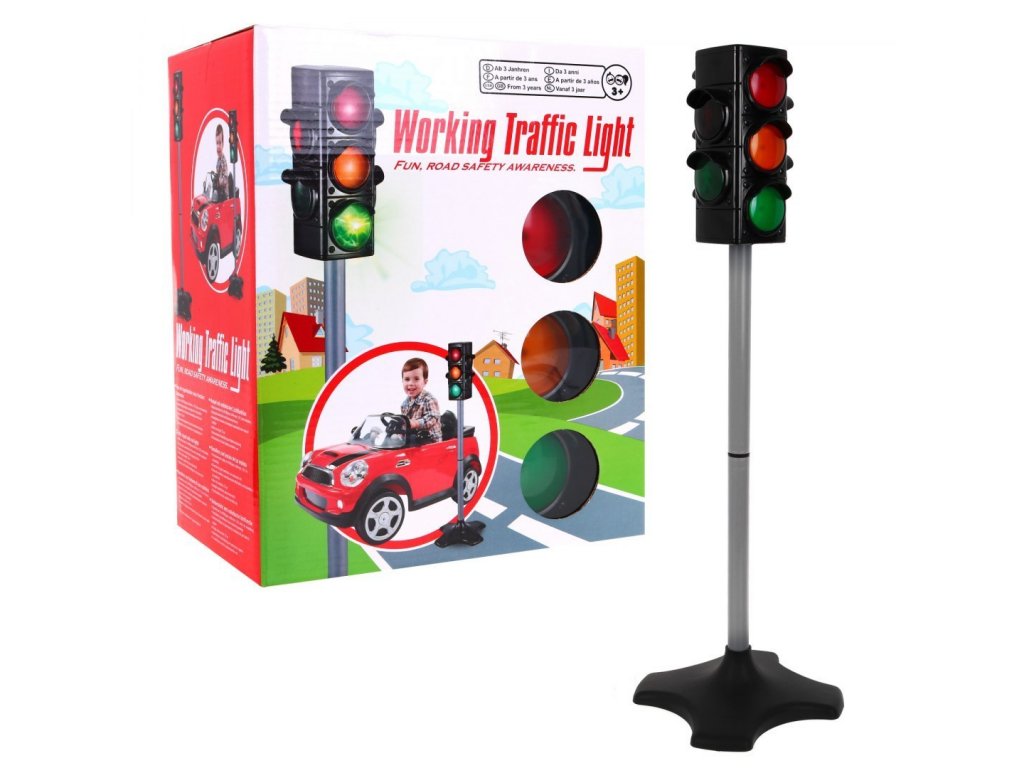 Semafor interactiv 72cm ( lumini )