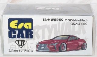 Lexus LC500 metal red - 1/64 Era Car