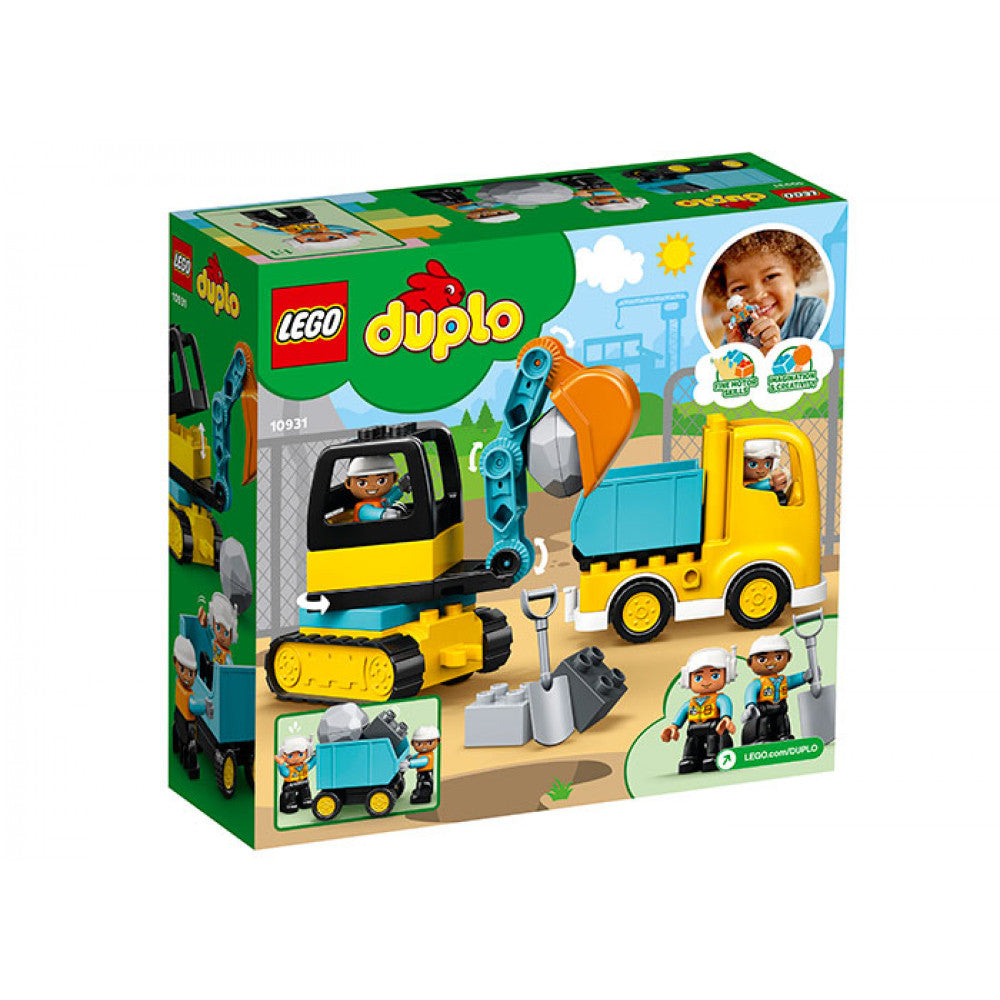 LEGO DUPLO 10931 - Camion si Excavator pe senile