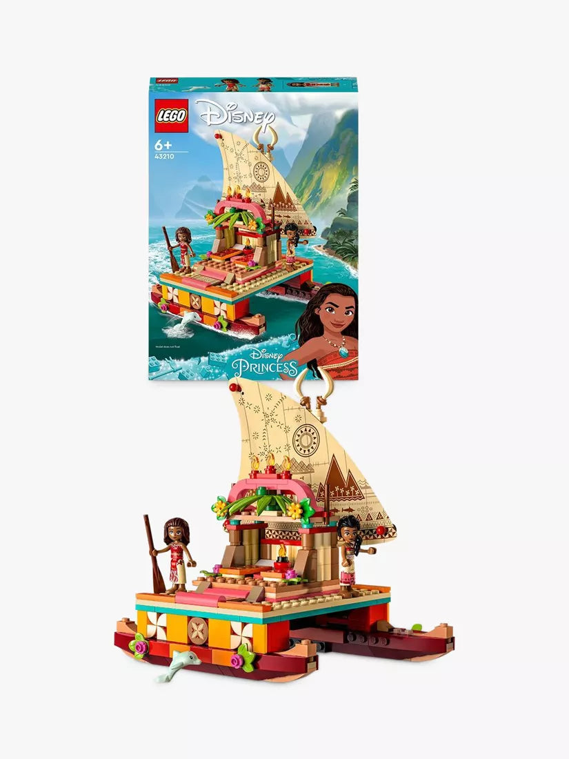 LEGO DISNEY PRINCESS 43210 - Catamaranul polinezian al Moanei 43210 ( 321 piese )