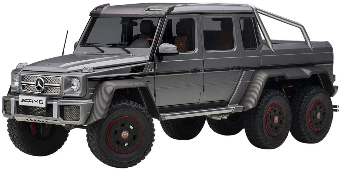 Mercedes-Benz G63 AMG 6X6 platinum magno - 1/18 Autoart