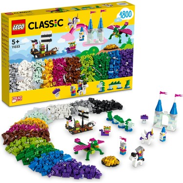 LEGO Classic 11033 - Universul fanteziei creative (1800 piese)