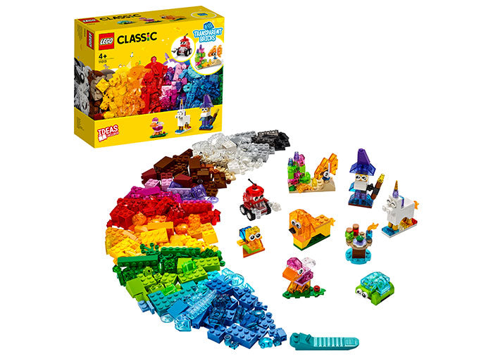 LEGO CLASSIC 11013 - Caramizi transparente