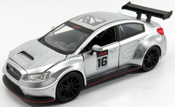 Subaru Wrx Sti Widebody gri - 1/24 Jada