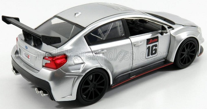 Subaru Wrx Sti Widebody gri - 1/24 Jada