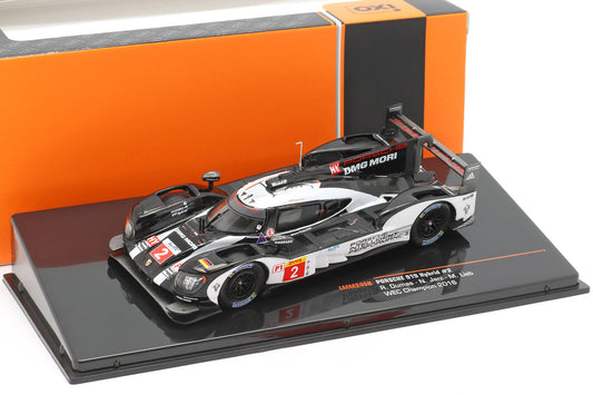 Porsche 919 Hybrid Nr.2 WEC Champion 2016 cu vitrina plexiglass - 1/43 Ixo Models