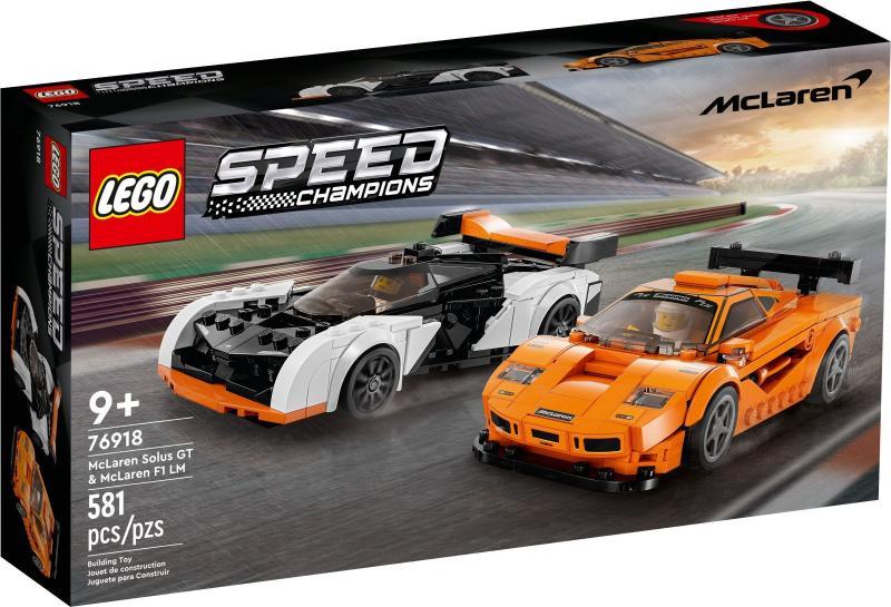 LEGO SPEED CHAMPIONS 76918 - McLaren Solus GT si McLaren F1 LM