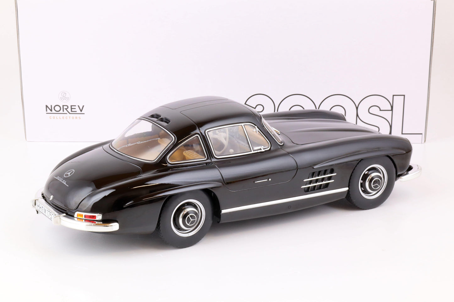 Mercedes-Benz 300SL 1954 negru 1/300 pcs - 1/12 Norev