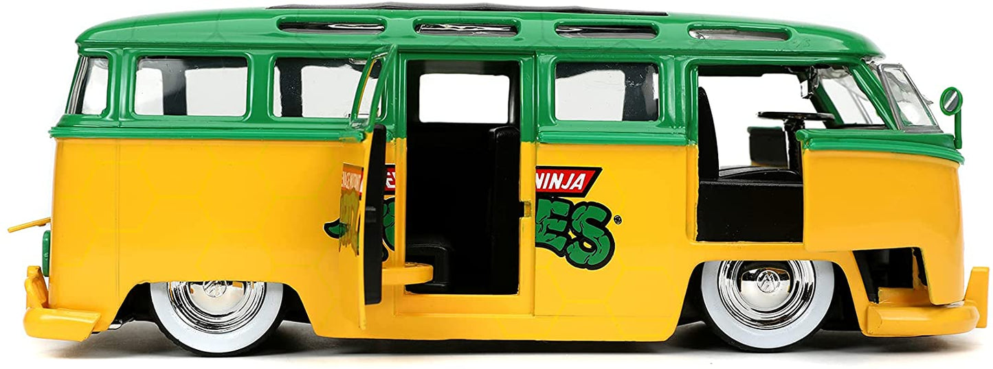 Volkswagen Bus 1962 cu figurina Leonardo - 1/24 Jada