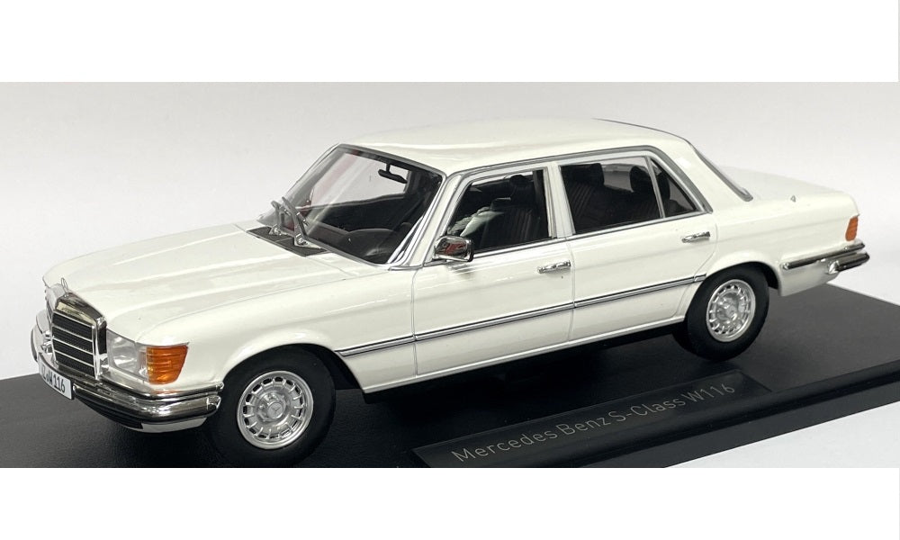 Mercedes 450 SEL (alb) - 1/18 IScale