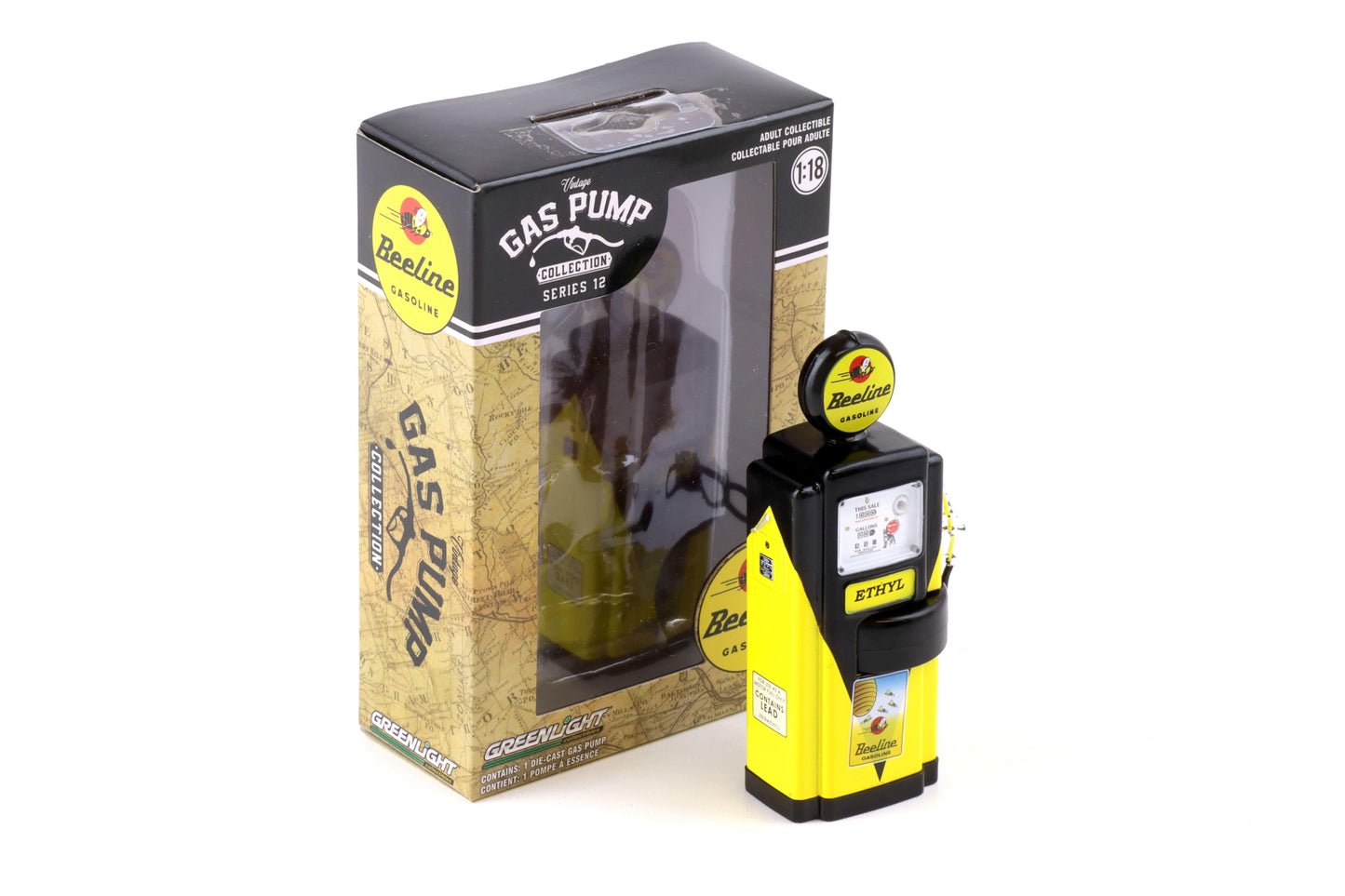 Pompa Combustibil Beeline Gasoline - 1/18 Greenlight