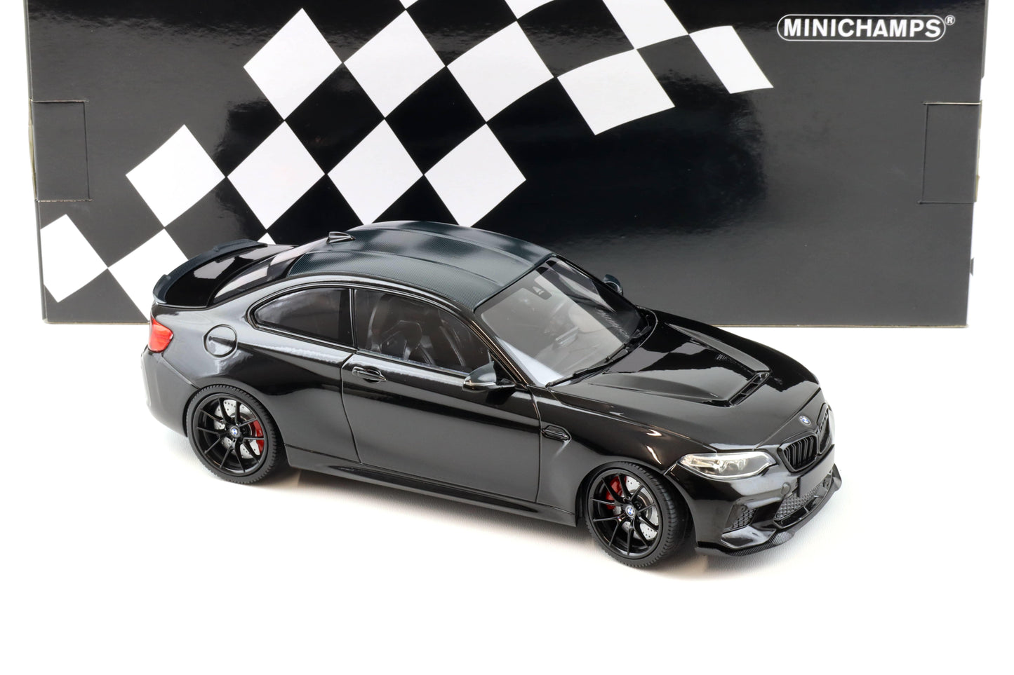 BMW M2 CS 2020 negru metalic - 1/18 Minichamps