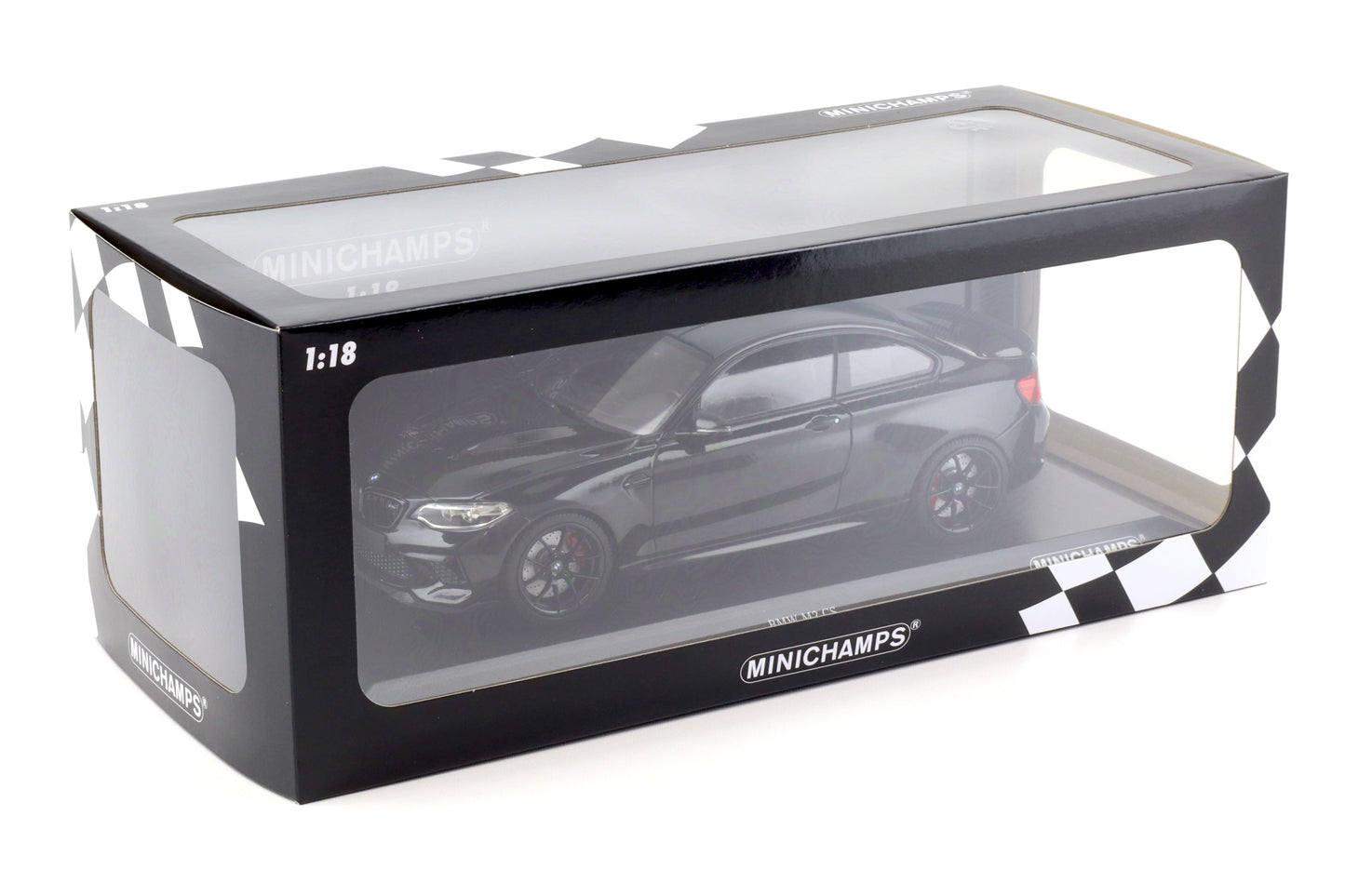 BMW M2 CS 2020 negru metalic - 1/18 Minichamps