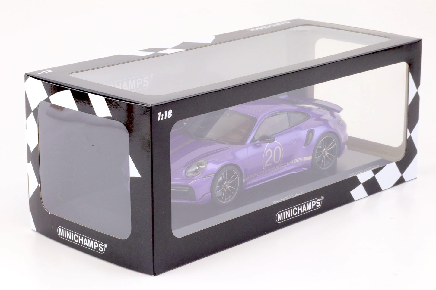 Porsche 911 Turbo S pachet sport 2021 (mov) 1/504pcs - 1/18 Minichamps