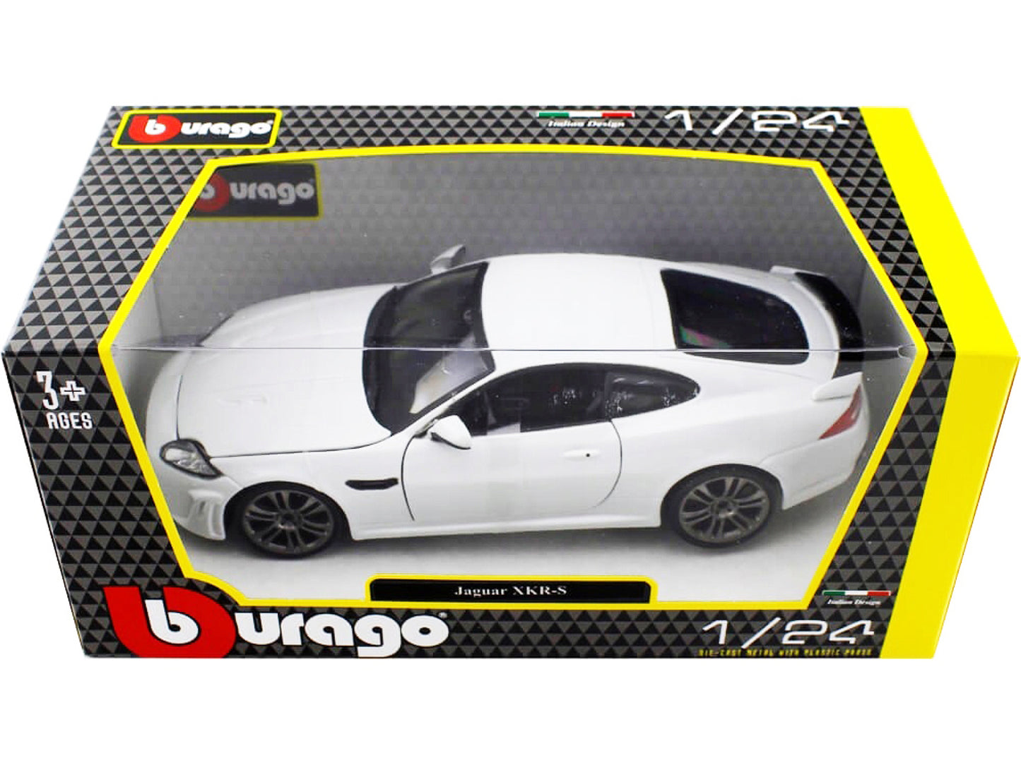 Jaguar XKR-S (alb) - 1/24 Bburago