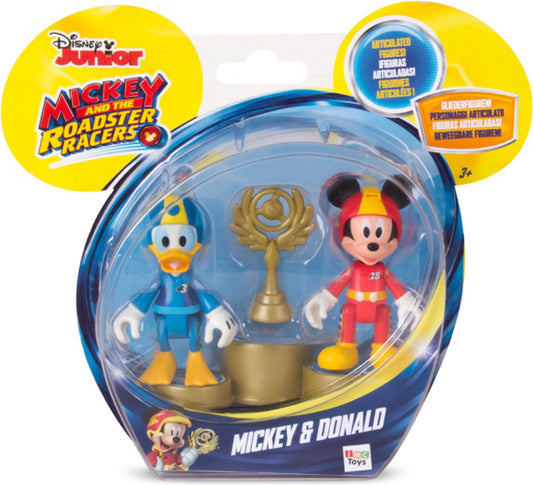 Set minifigurine MIckey si Donald pe podium