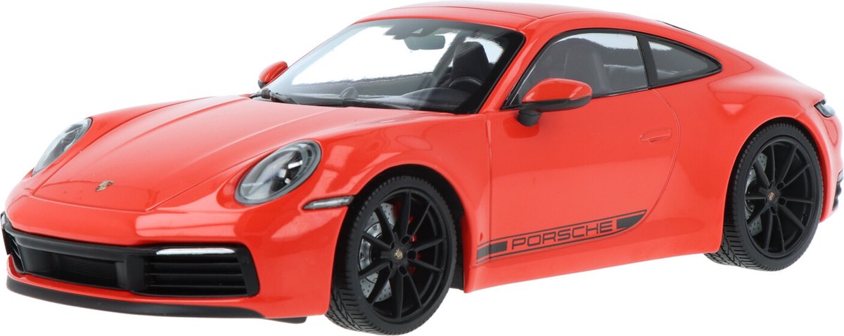 Porsche 911 Carrera 4S 2019 (orange) 1/600 pcs - 1/18 Minichamps