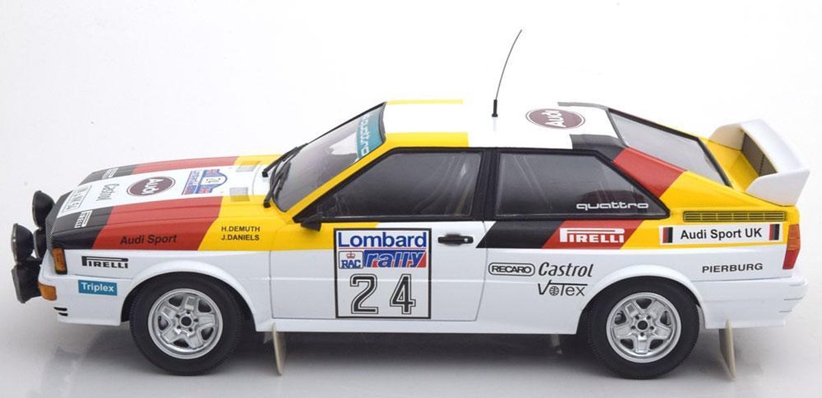 Audi Quattro Sport Lombard RAC Rally 1982 1/350pcs - 1/18 Minichamps