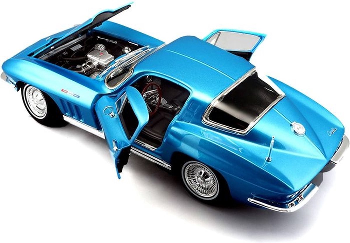 Chevrolet Corvette 1965 bleu - 1/18 Maisto