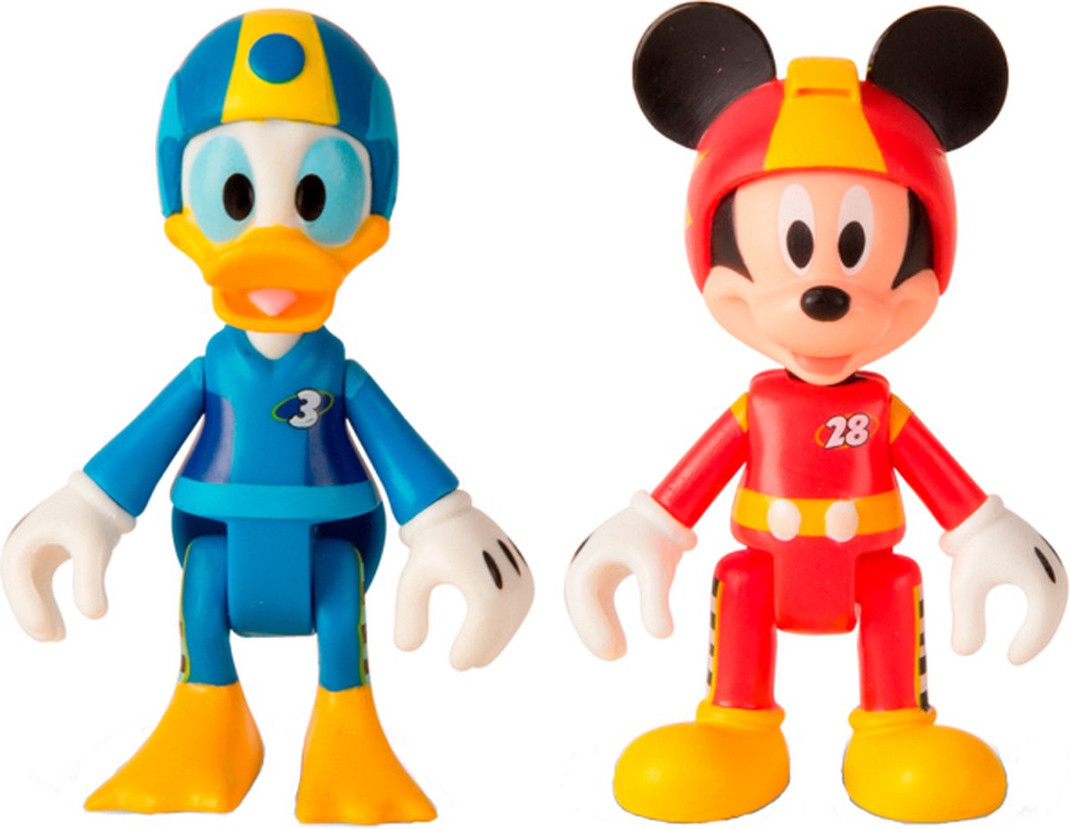 Set minifigurine MIckey si Donald pe podium