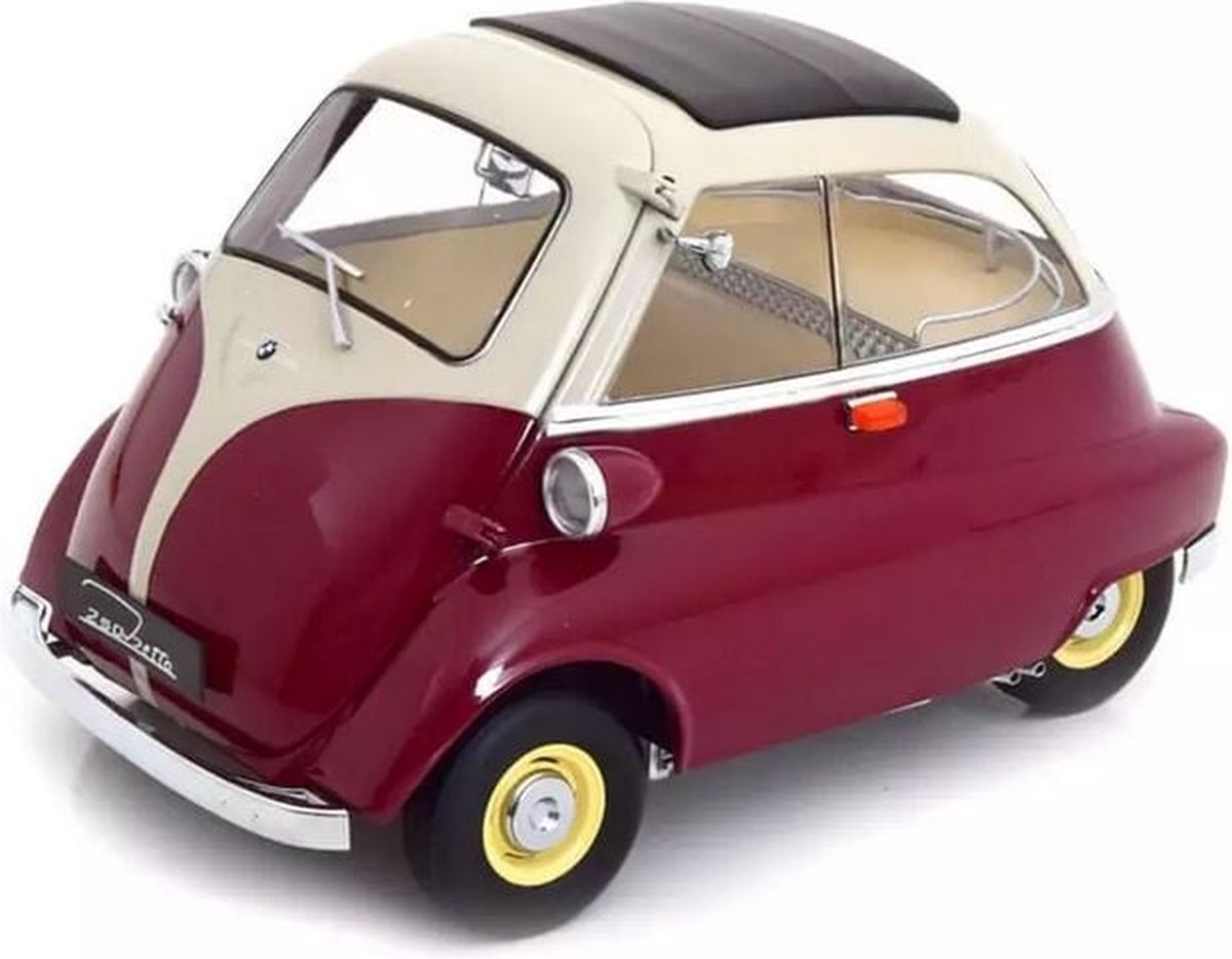 BMW 250 Isetta 1959 visiniu/crem - 1/12 KK-Scale