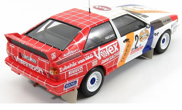 Audi Quattro A2 Schmidt Motorsport - Winners int.avd/sth Hunsruck Rallye 1984 1/300pcs - 1/18 Minichamps