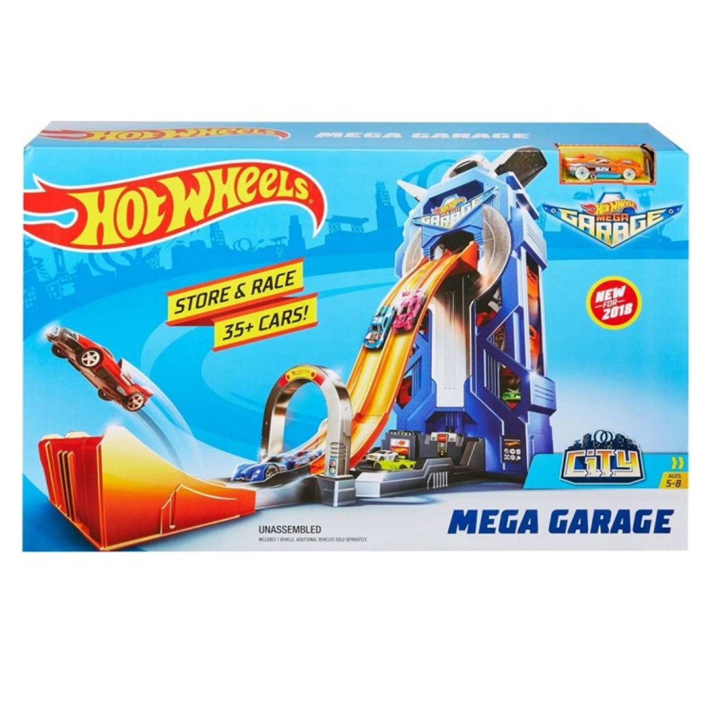 Set de joaca Hot Wheels City - Mega Garage