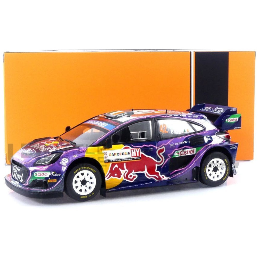 Ford Puma Rally 1 #42 Rally Sardegna 2022 - 1/18 Ixo Models