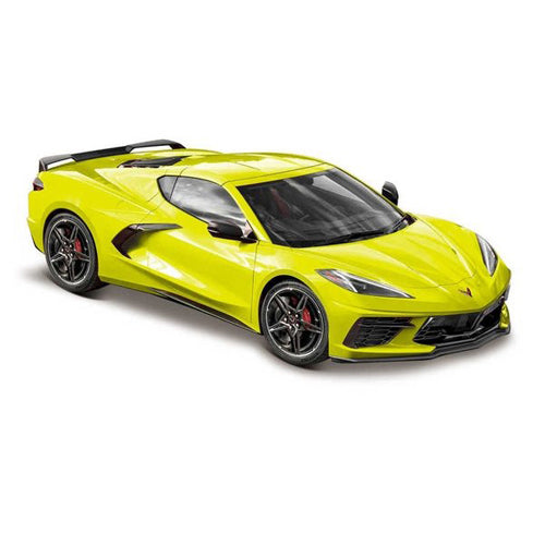 Corvette 2020 C8 galben - 1/24 One2Fun