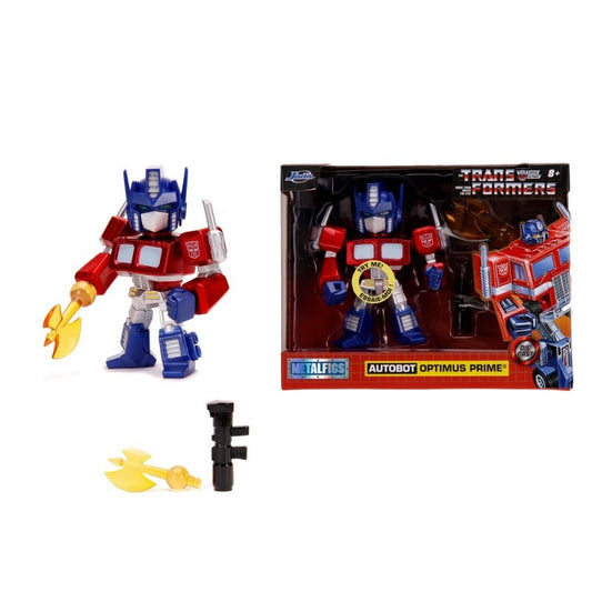 Figurina metalica Transformers Optimus Prime 10cm cu accesorii - Jada