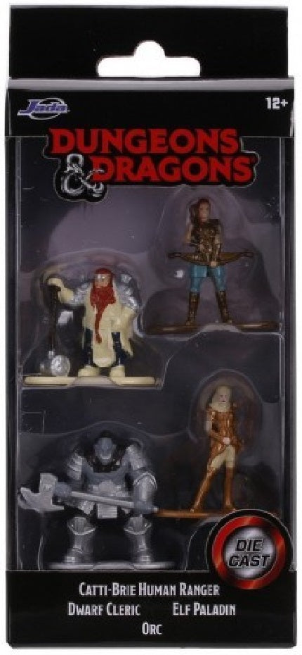 Set 4 figurine metal Dungeons & Dragons - Jada