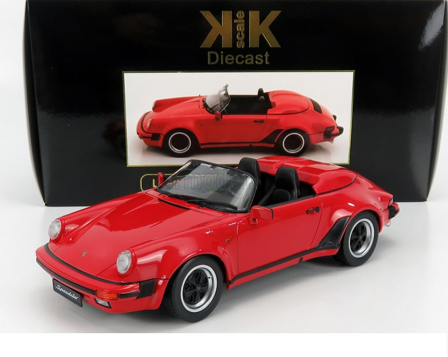 Porsche 911 Speedster year 1989 rosu - 1:18 KK-Scale (Limited Edition 1500Buc)