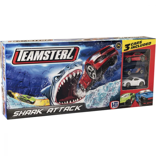 Pista - set lansator de masinute Teamsterz Shark Attack