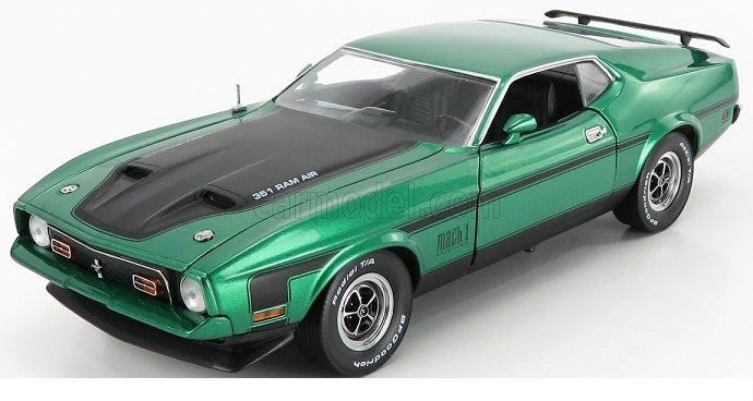 Ford Mustang Mach 1 Grabber Green 1971 - 1/18 Sun Star