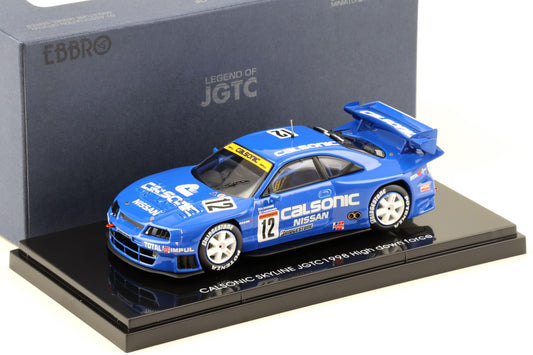 Nissan Skyline GT-R R33 #12 Calsonic Skyline JGTC 1998 High down force cu vitrina plexiglass - 1/43 Ebbro